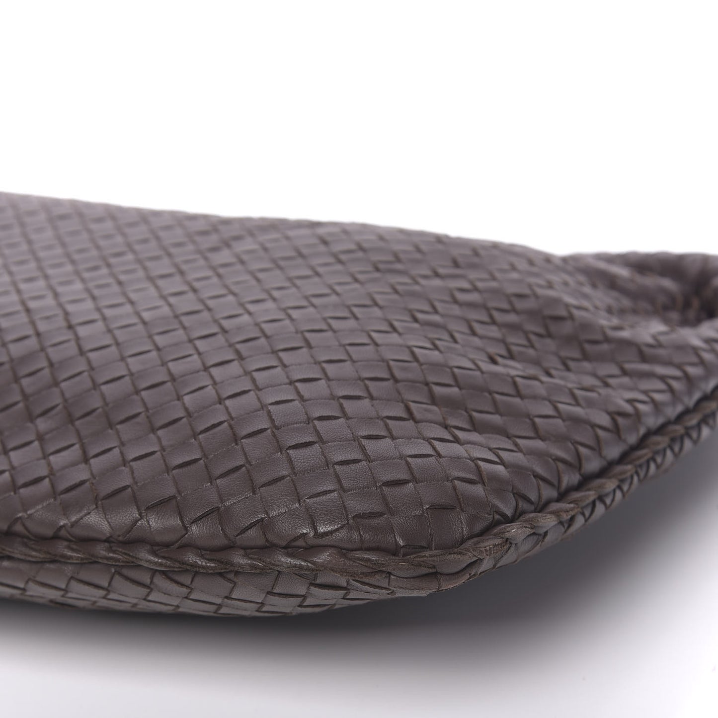 Nappa Intrecciato Large Veneta Hobo Ebano