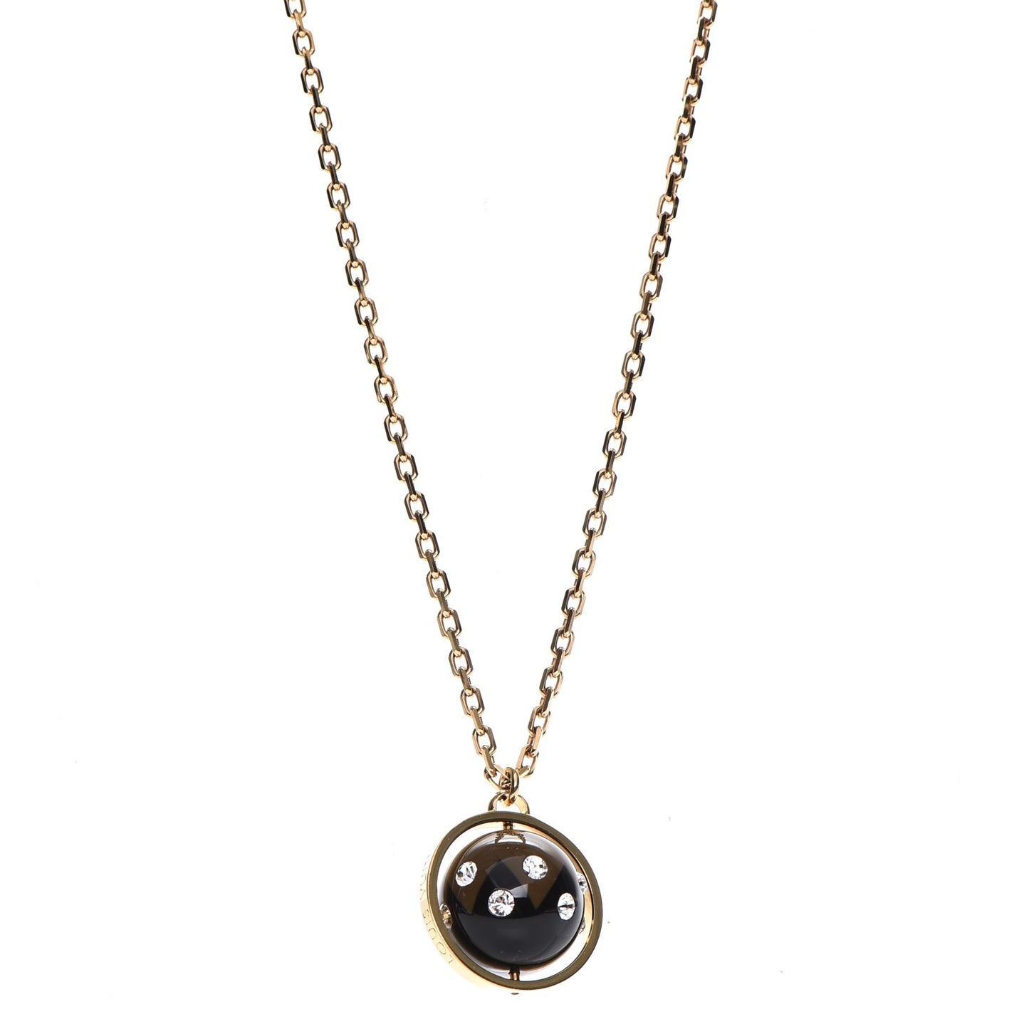 Magnetic Pendant Necklace Black