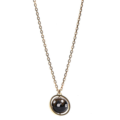 Louis Vuitton Magnetic Pendant Necklace Black 1 of 8