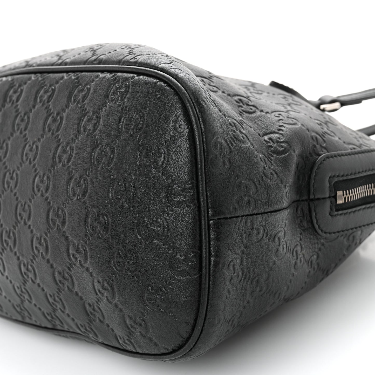 Guccissima Medium Dome Bag Black