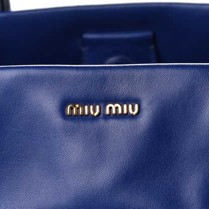 Miu Miu Vitello Soft Tote Inchiostro 17 of 20