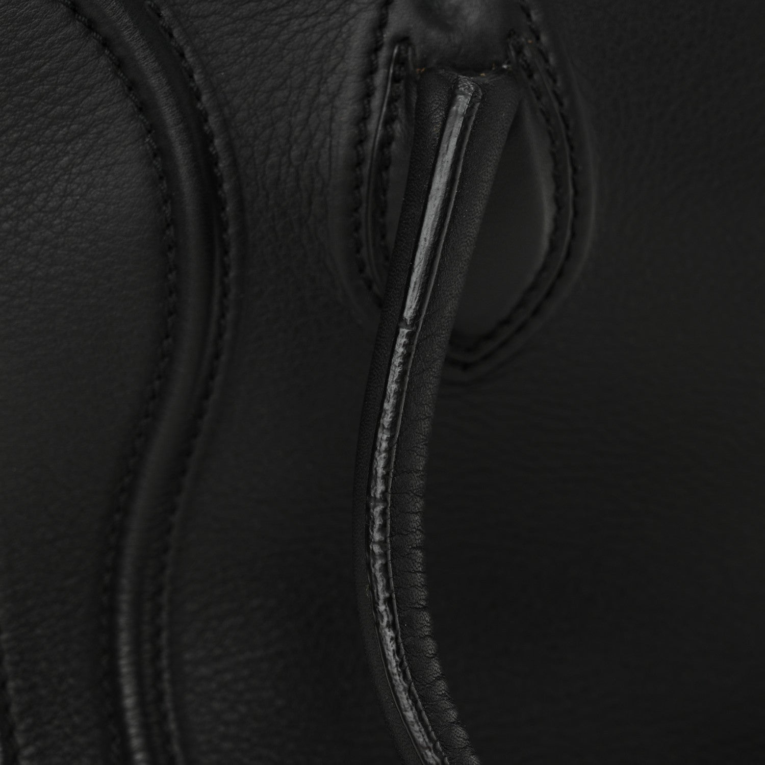 Celine Supple Calfskin Medium Phantom Luggage Black 12 of 13