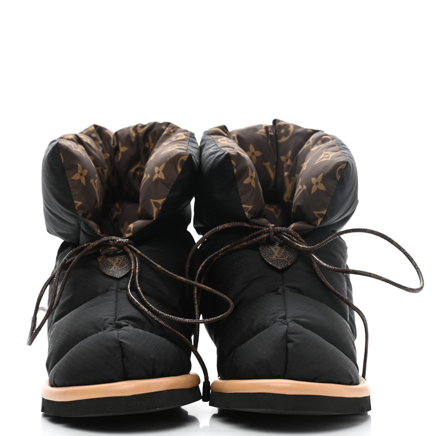 Louis Vuitton Nylon Monogram Pillow Comfort Ankle Boot 38 Black 2 of 8