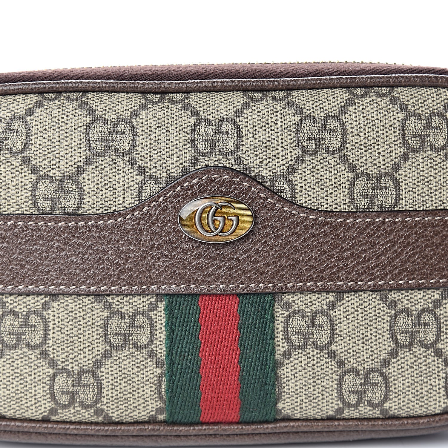 Gucci GG Supreme Monogram Ophidia Belted iPhone Case 75 30 Dark Brown 7 of 11