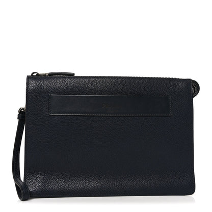 Prada Vitello City Wristlet Pouch Black 1 of 18