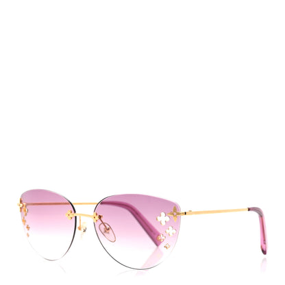 Louis Vuitton Desmayo Rimless Sunglasses Aubergine 1 of 7