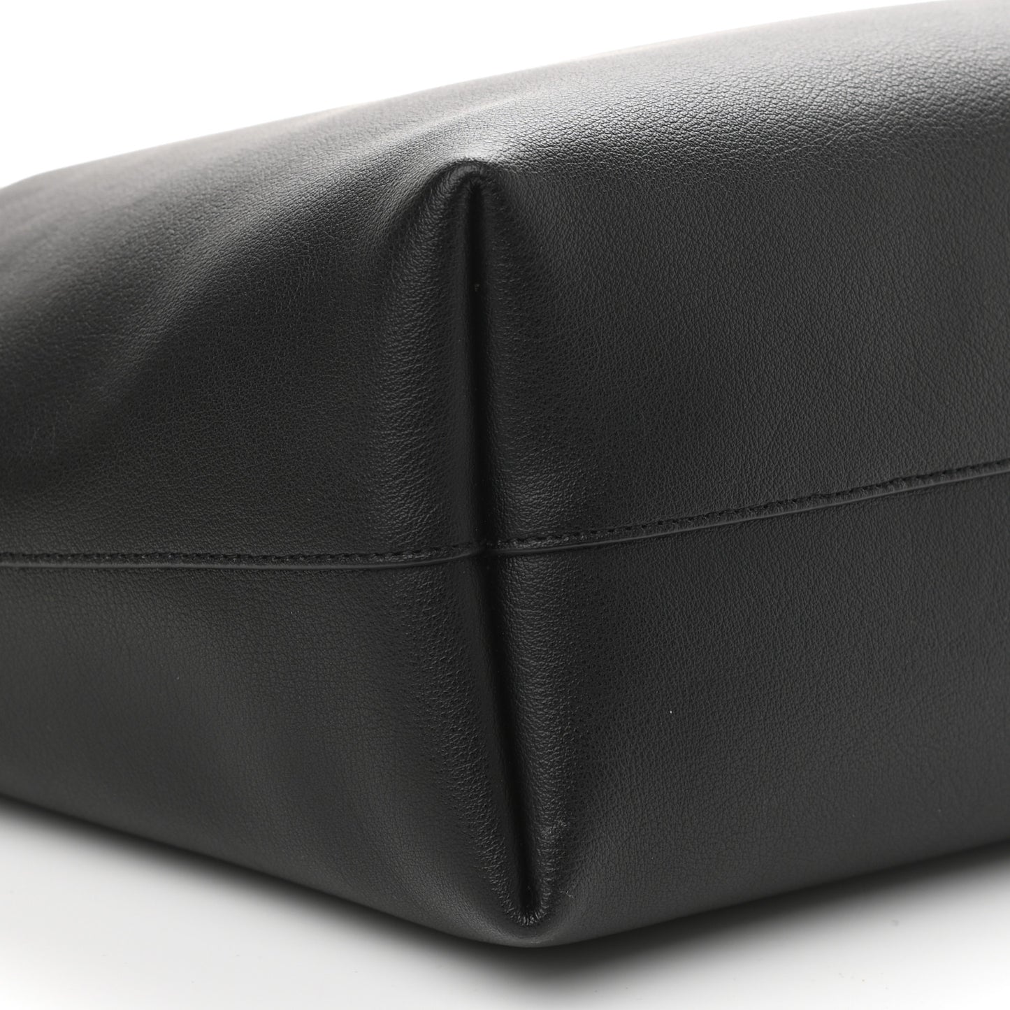 Calfskin Large Shopping Tote Black