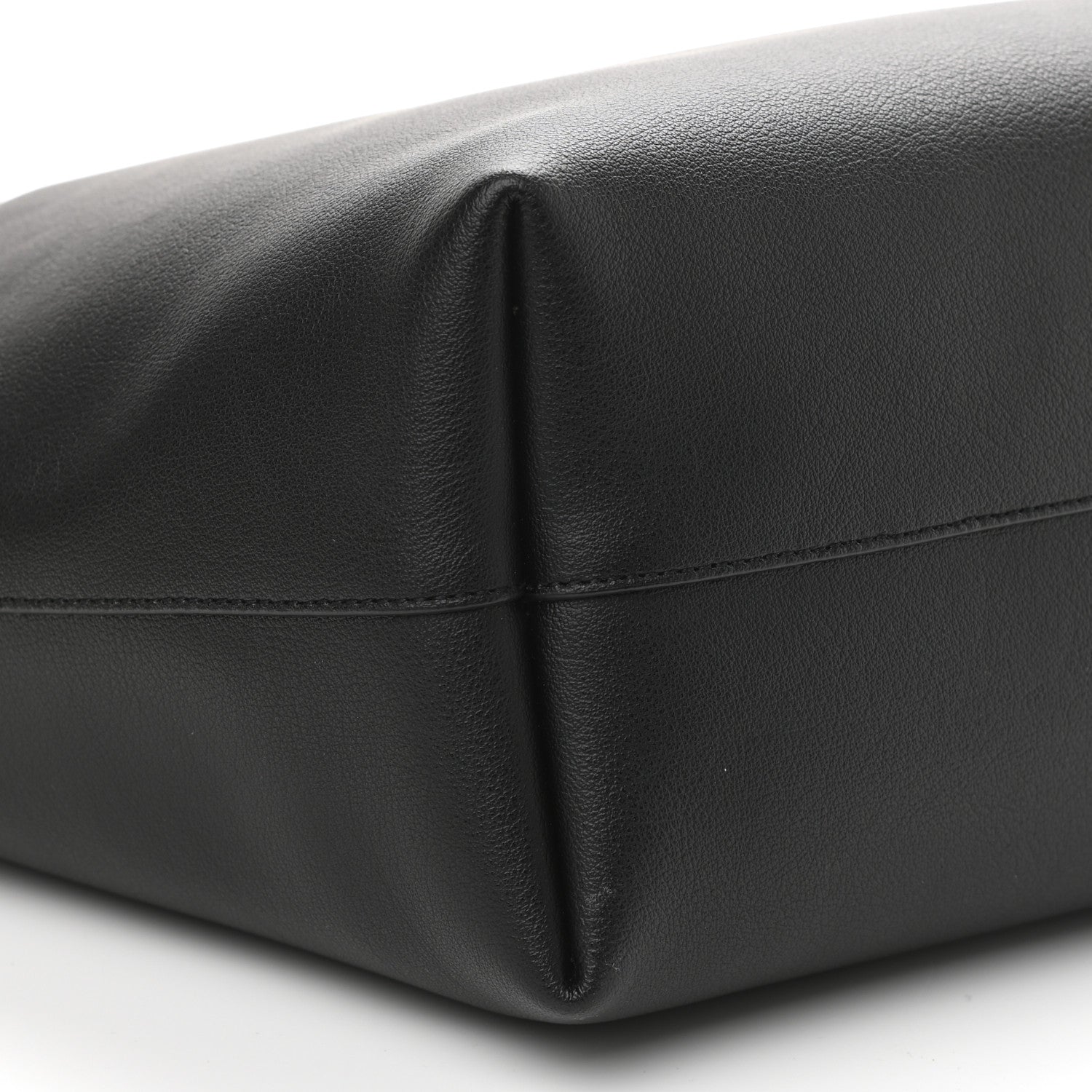 Saint Laurent Calfskin Large Shopping Tote Black 9 of 10