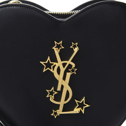 Saint Laurent Lambskin Love Heart Clutch Black 8 of 8