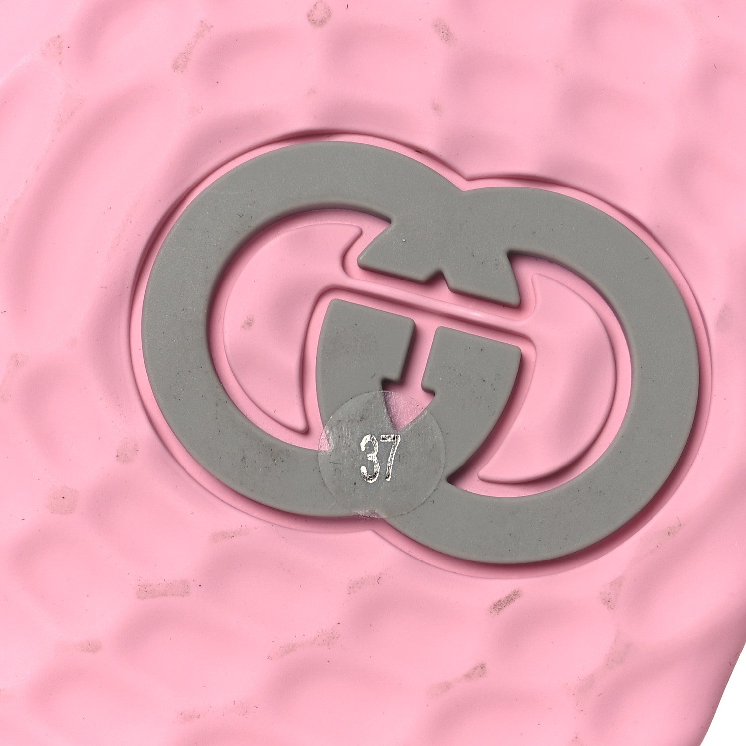 Gucci Dali Soft Calfskin Womens Mac80 Sneakers 37 Off White Grey Sky Light Rose 8 of 14