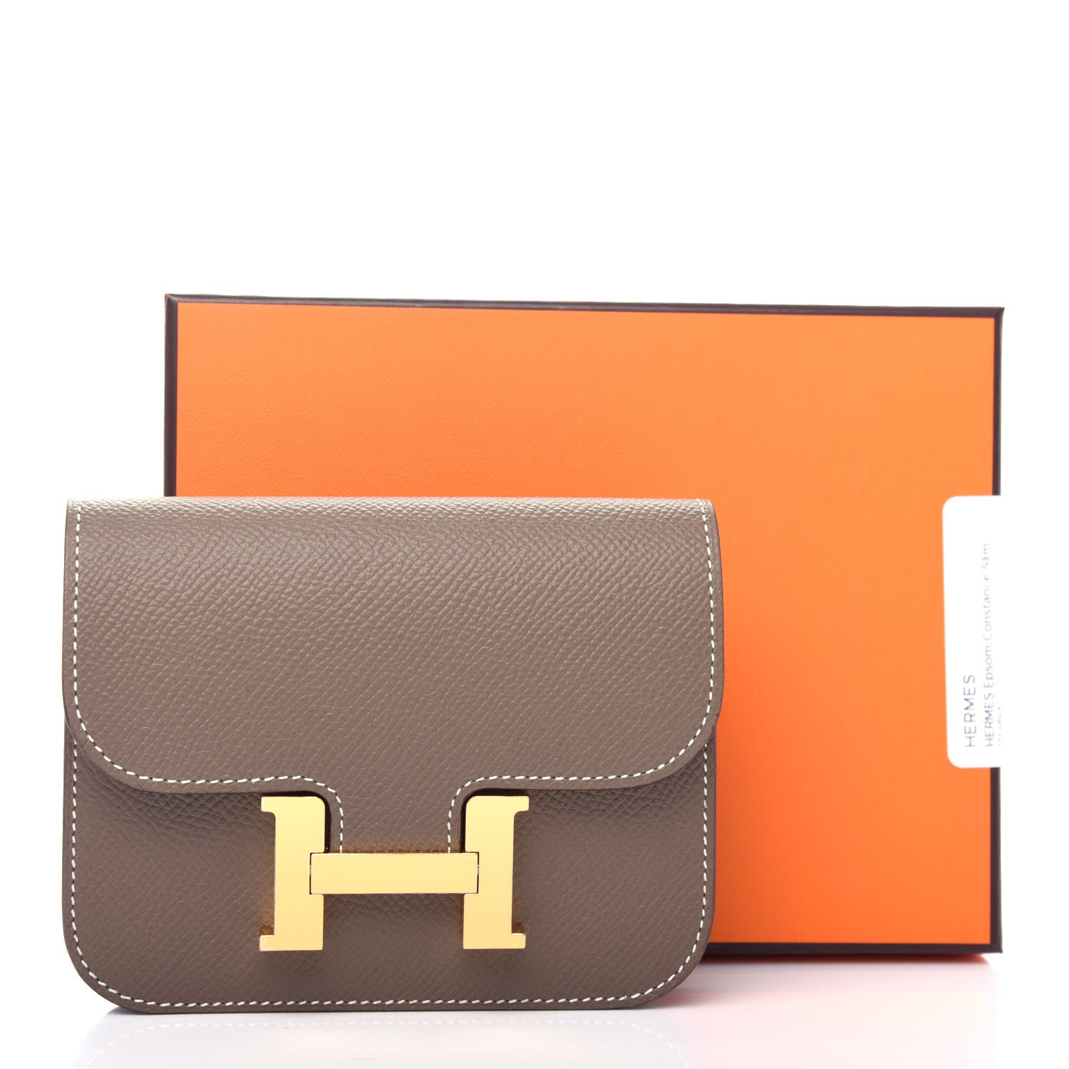 Hermes Epsom Constance Slim Wallet Etoupe 8 of 8