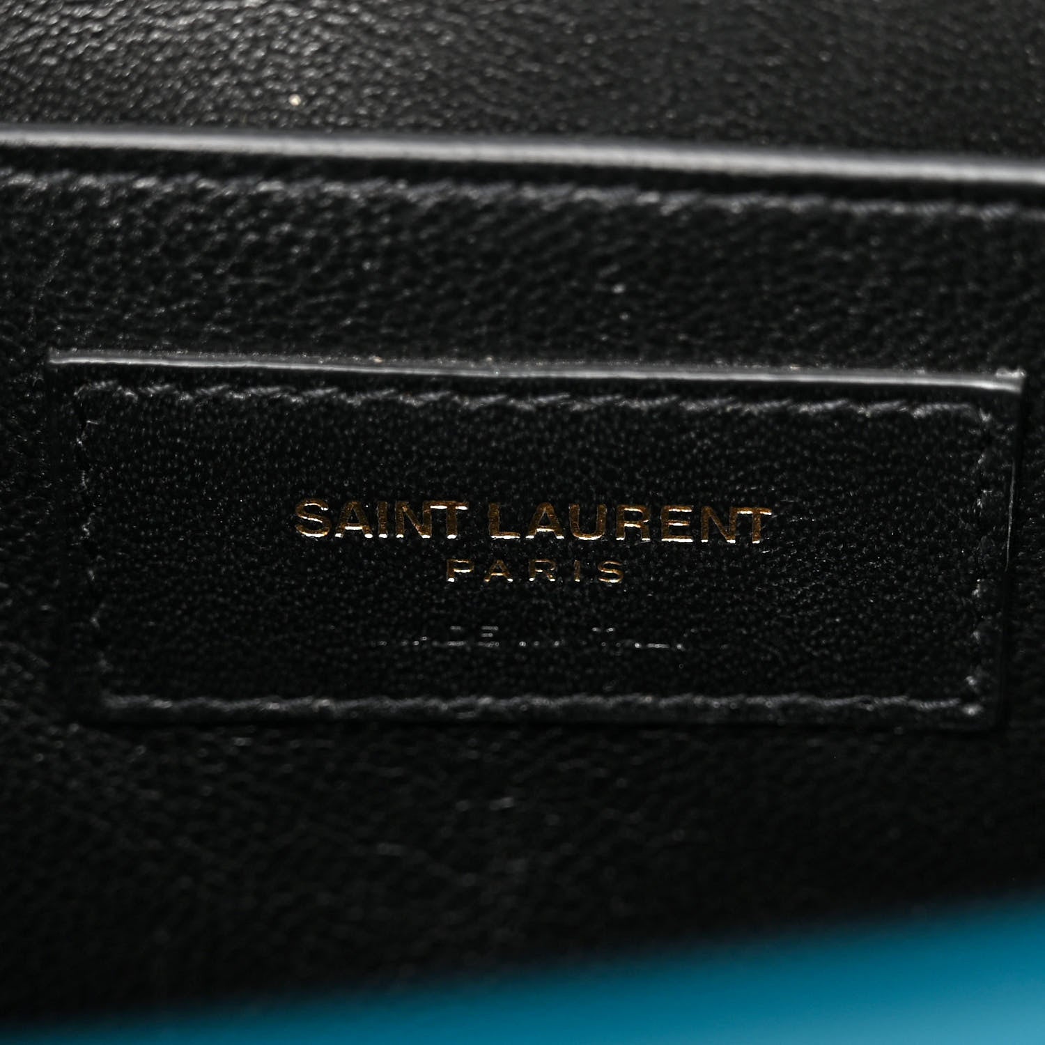 Saint Laurent Smooth Calfskin Monogram Medium Sulpice Shoulder Bag Deep Sea 6 of 11