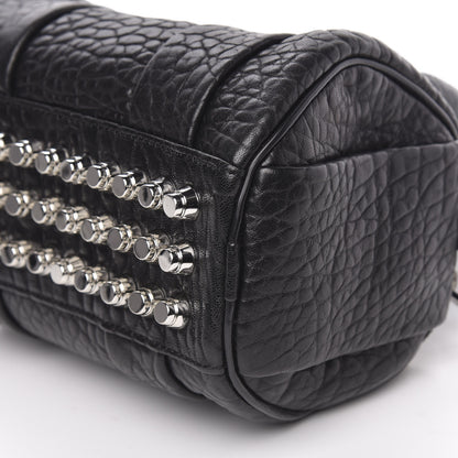 Alexander Wang Pebbled Lambskin Mini Rockie Black Rhodium Hardware 8 of 9