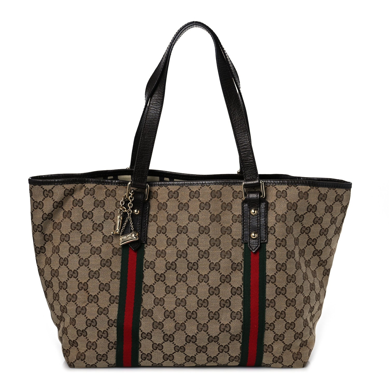 Gucci Monogram Large Jolicoeur Tote Brown 1 of 9