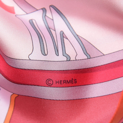 Hermes Silk Swift Mecanique Du Temps Scarf Accessorie Modulable 6 of 6