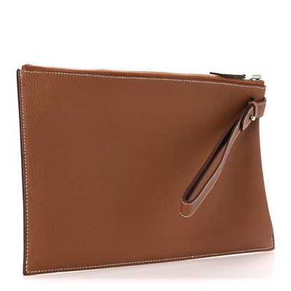 Hermes Togo Cabavertige 30 Pouch Gold 3 of 8