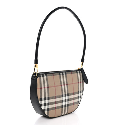 Burberry Vintage Check Calfskin Olympia Slim Pouch Archive Beige 3 of 9