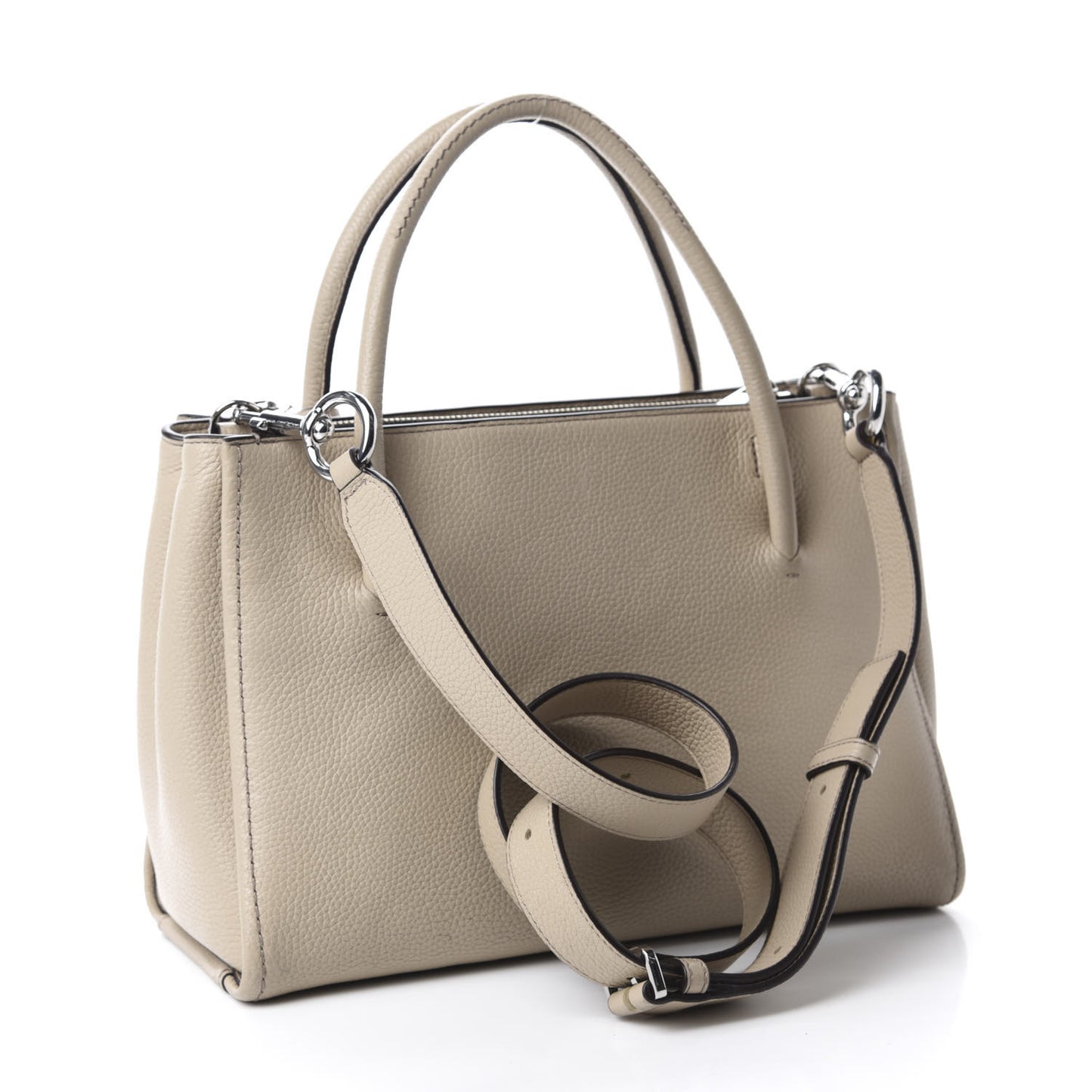 Calfskin Lock That Tote Mink
