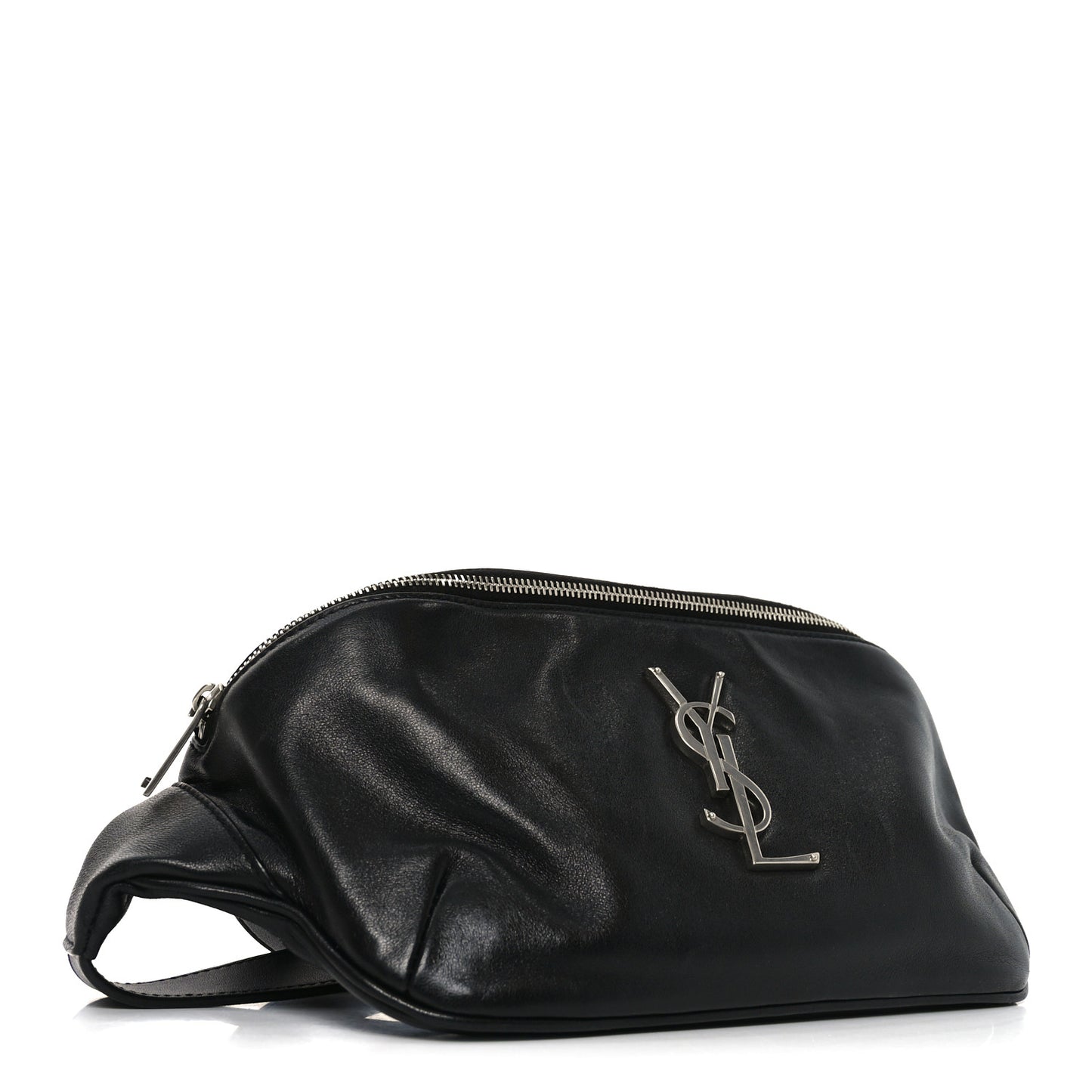 Lambskin Monogram Belt Bag Black