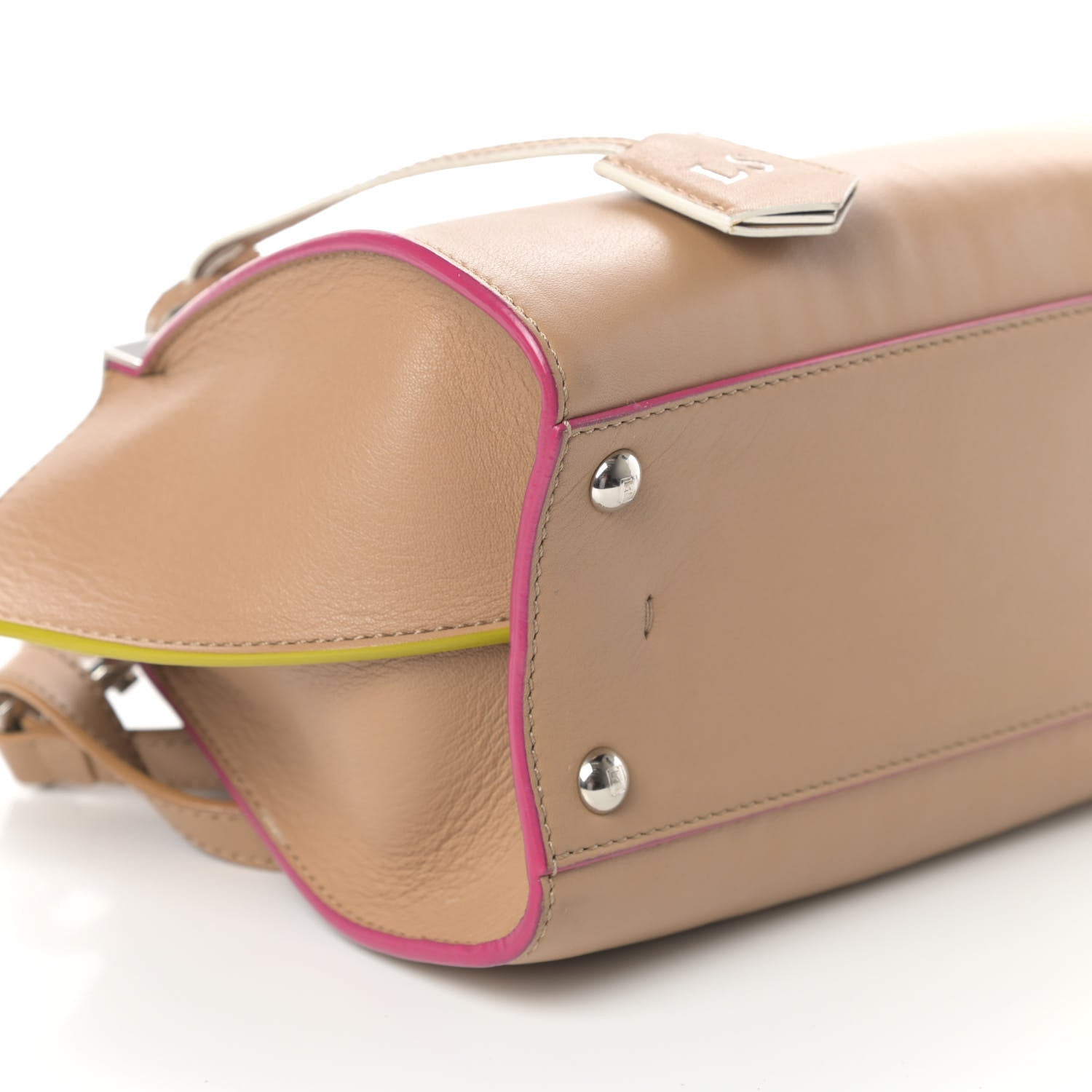 Fendi Vitello Dolce Mini 3Jours Tote Cuoio 7 of 9