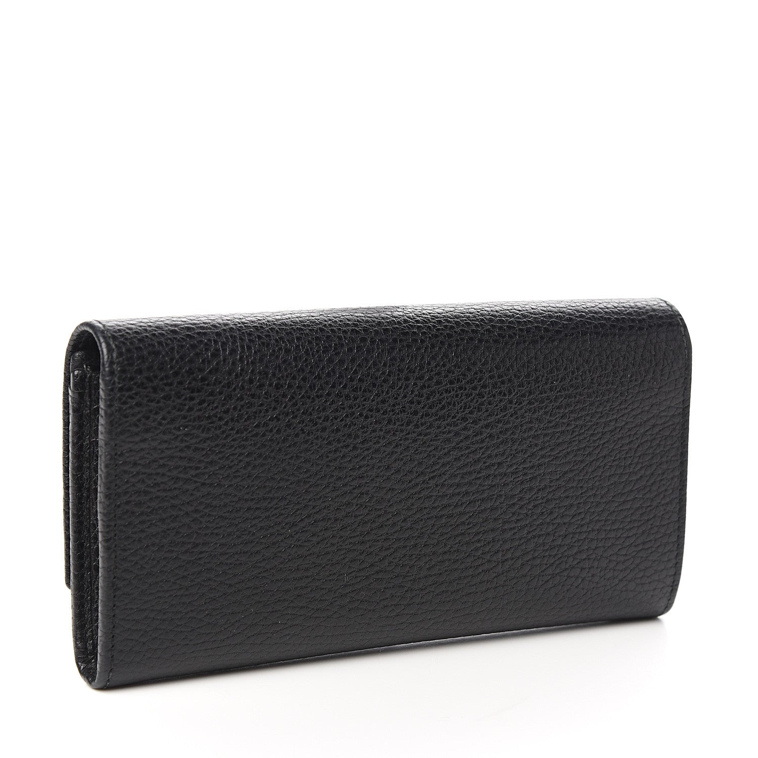 Gucci Dollar Calfskin GG Marmont Continental Wallet Black 2 of 9