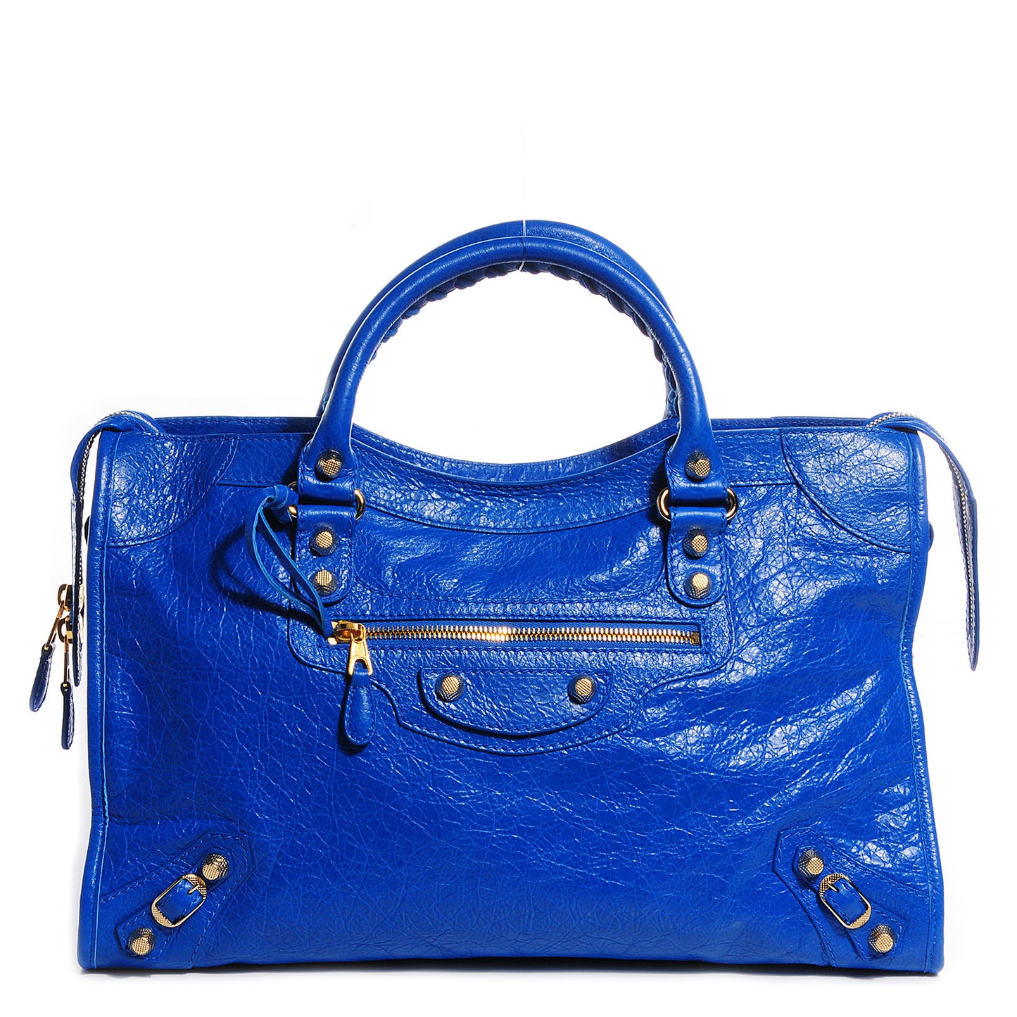 Agneau Giant 12 Gold Hardware City Bleu Lazuli