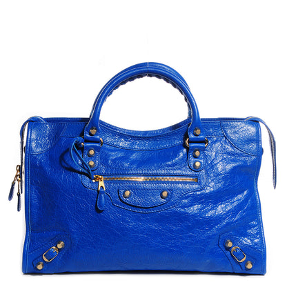 Balenciaga Agneau Giant 12 Gold Hardware City Bleu Lazuli 1 of 16