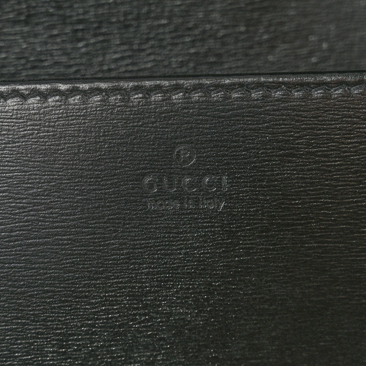 Gucci Boarded Plutone Calfskin Horsebit 1955 Wallet On Chain Black 7 of 10