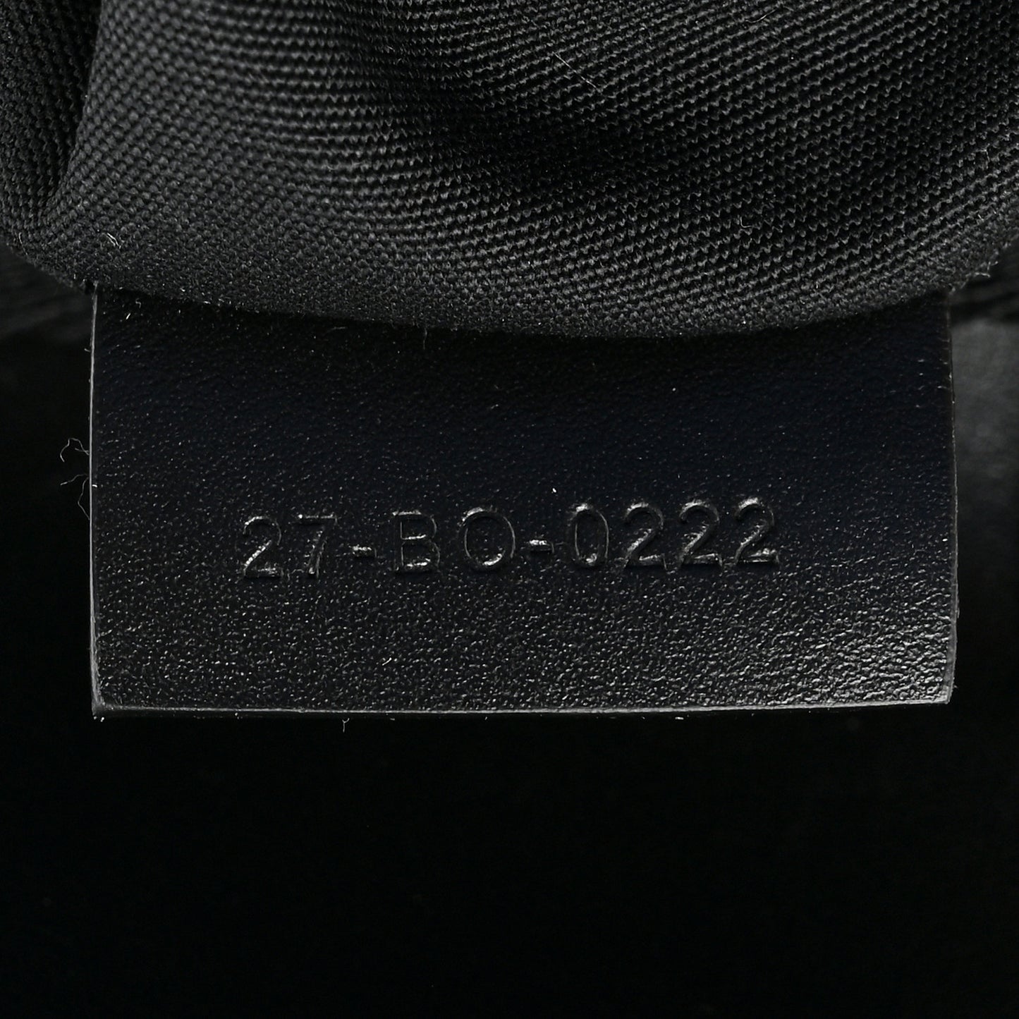 Coated Canvas CD Diamond Printed Mens Mini Saddle Bag Black