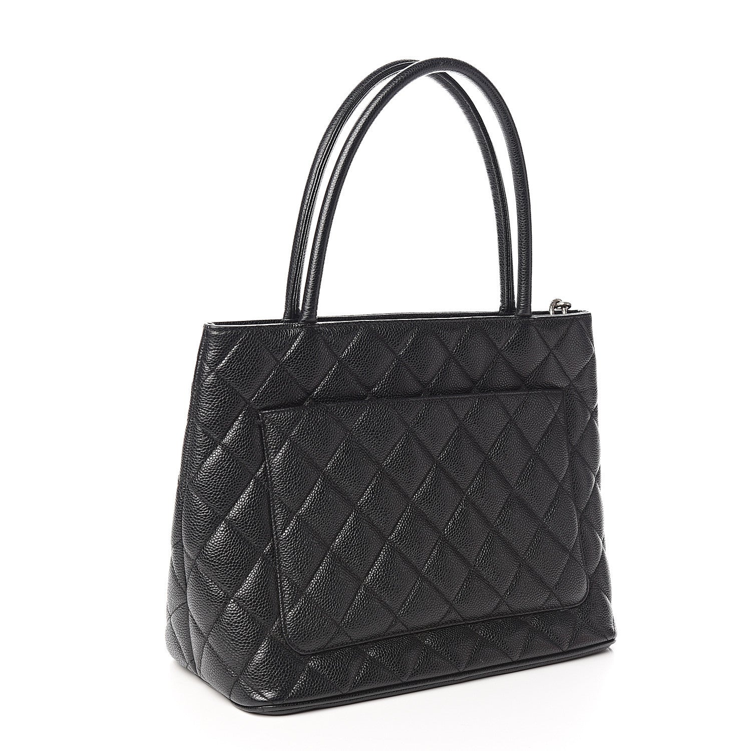 Chanel Caviar Quilted Medallion Tote Black 2 of 10