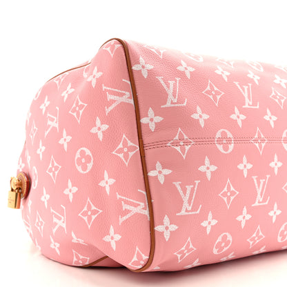 Louis Vuitton Calfskin Monogram Speedy P9 Bandouliere 40 Pink Sakura 9 of 15