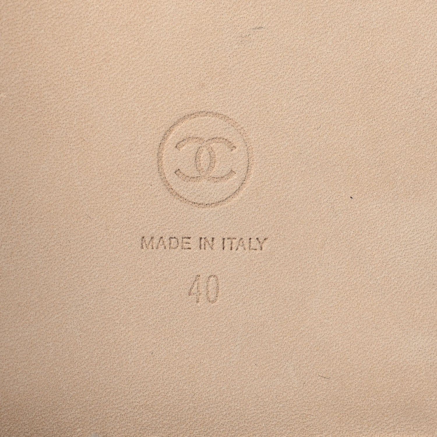 Chanel Lambskin Printed CC Velcro Dad Sandals 40 White Black 7 of 8