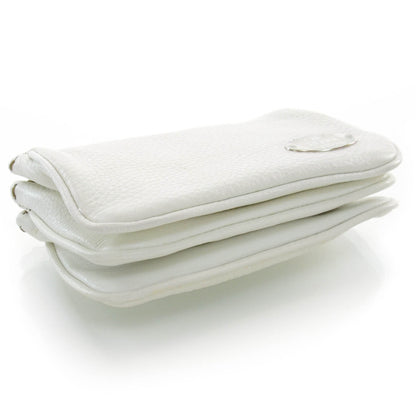 Fendi Calfskin Romano Selleria Coin Purse White 3 of 7