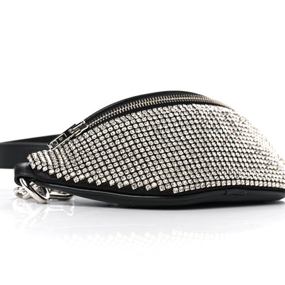 Alexander Wang Rhinestone Mesh Mini Attica Belt Bag Black 7 of 9