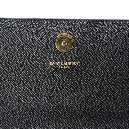 Saint Laurent Grain De Poudre Small Monogram Kate Satchel Black 7 of 9