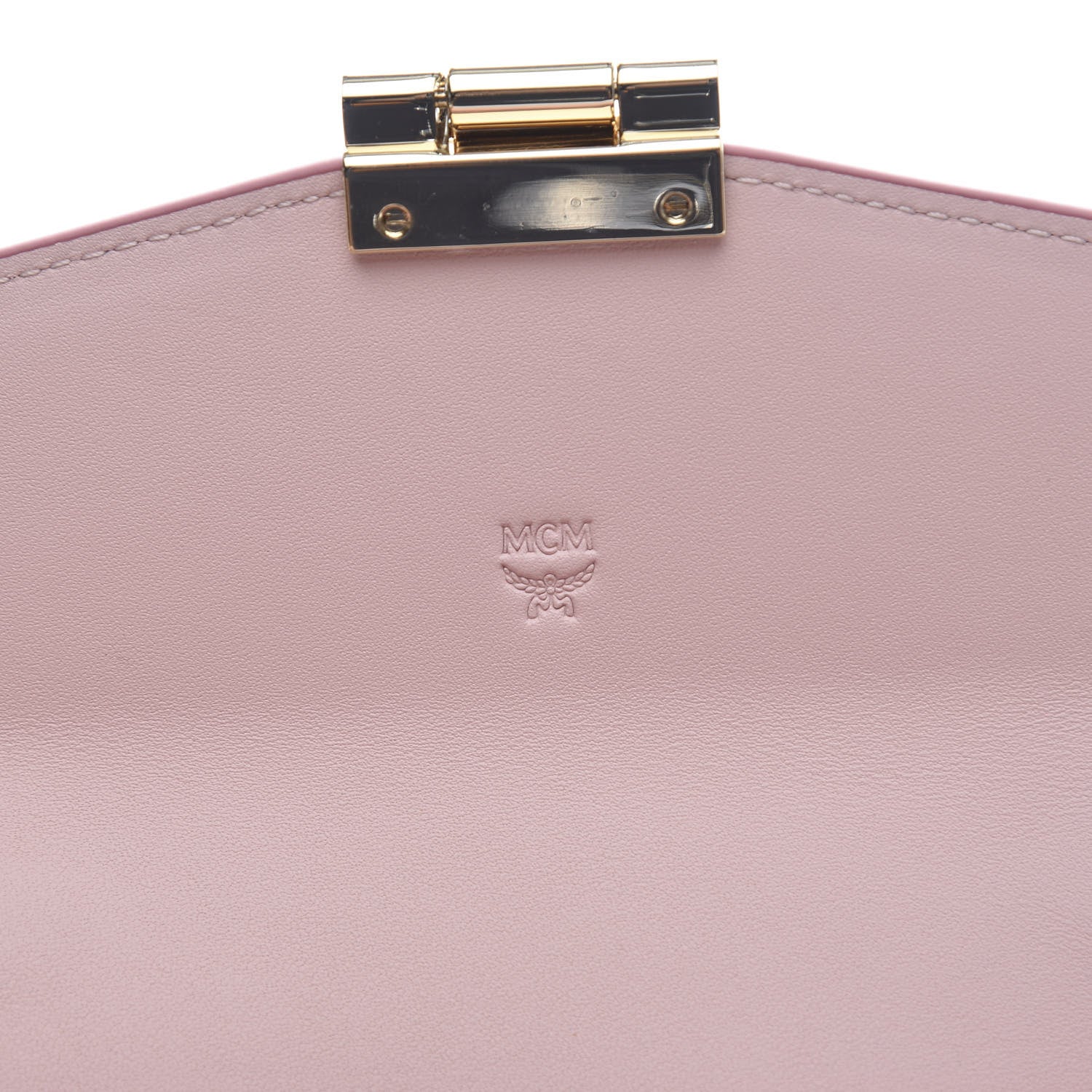 MCM Visetos Large Patricia Wallet On Chain Soft Pink 6 of 10