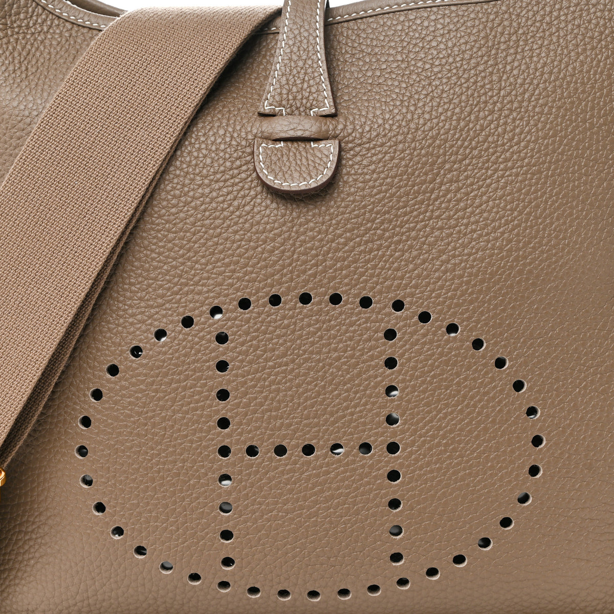 Hermes Taurillon Clemence Evelyne III PM Etoupe 8 of 11
