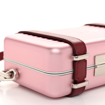 Christian Dior X RIMOWA Aluminum Personal Clutch On Strap Rose 9 of 11