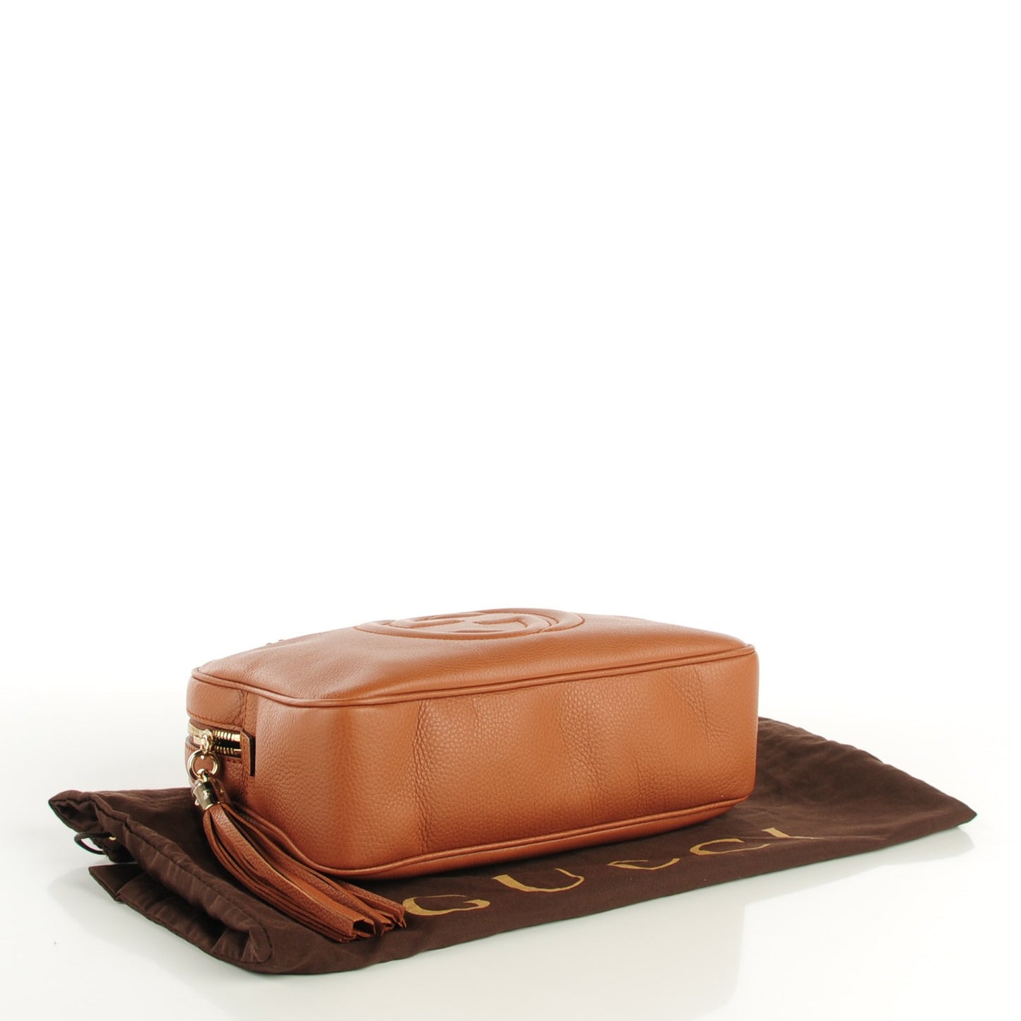 Pebbled Calfskin Small Soho Bowler Moka
