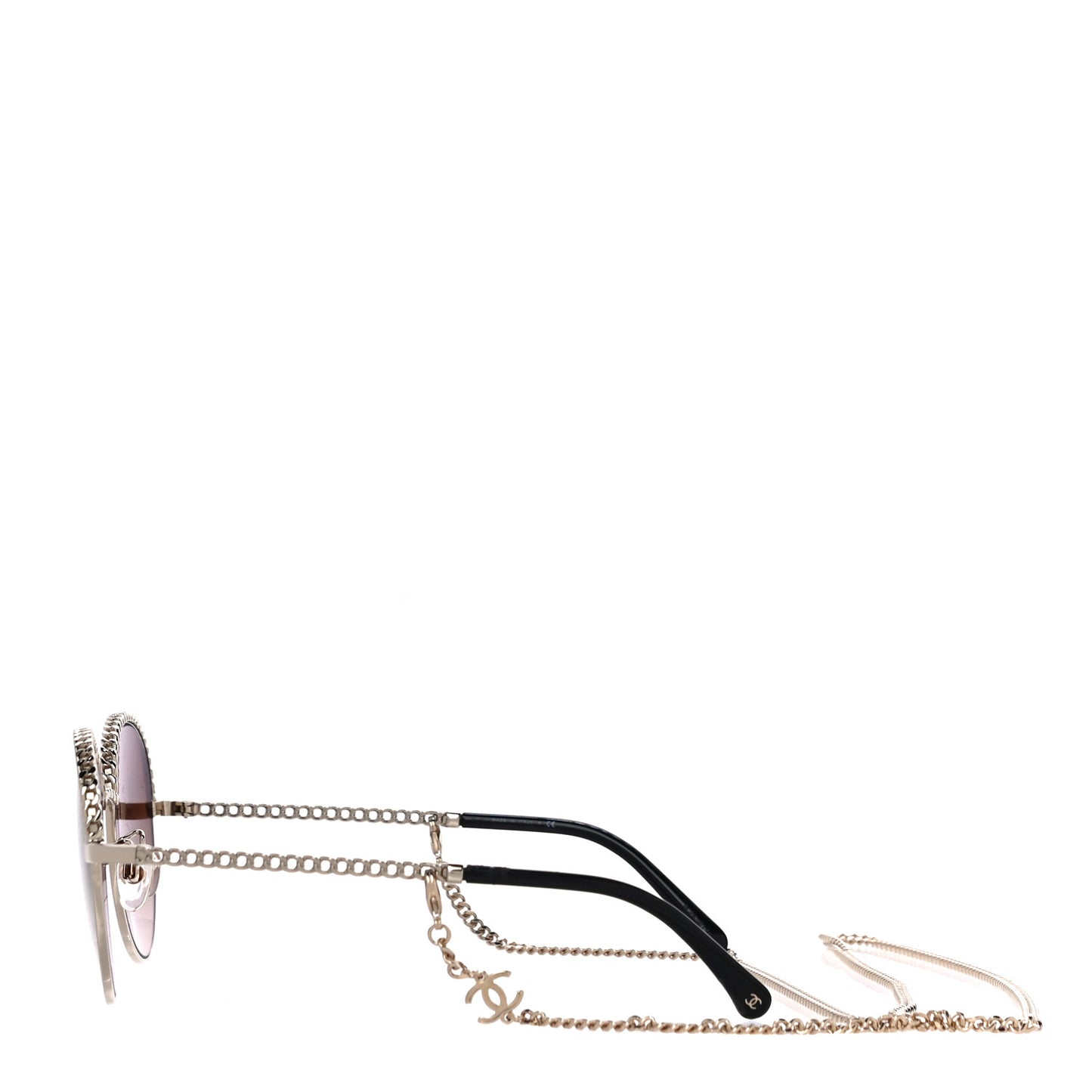 Chain Pantos Sunglasses 4242 Gold Brown
