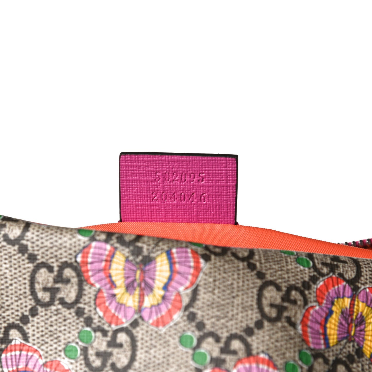 GG Supreme Monogram Butterflies Childrens Belt Bag Multicolor