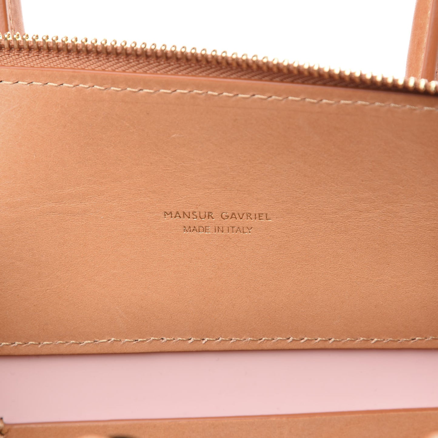Calfskin Mini Travel Crossbody Bag Cammello Rosa