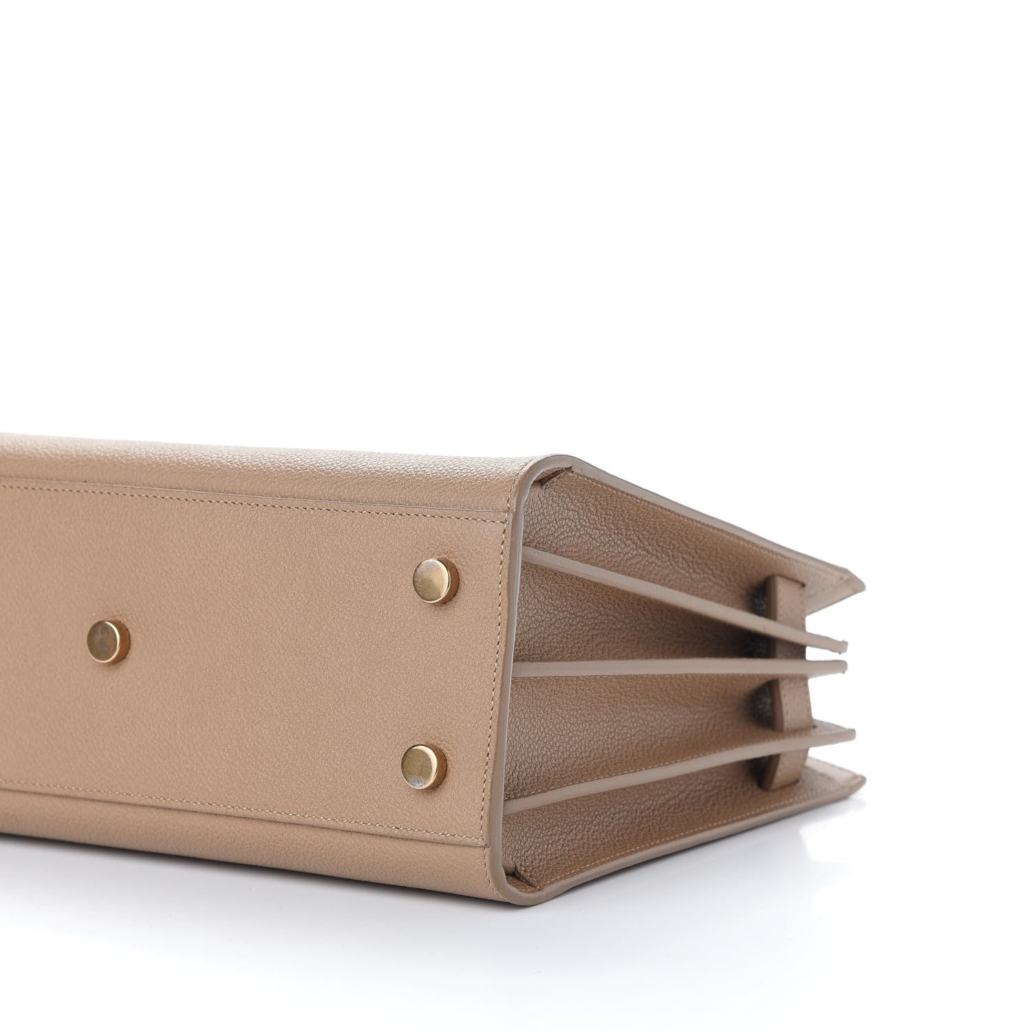 Saint Laurent Grained Calfskin Baby Sac De Jour Taupe 6 of 9