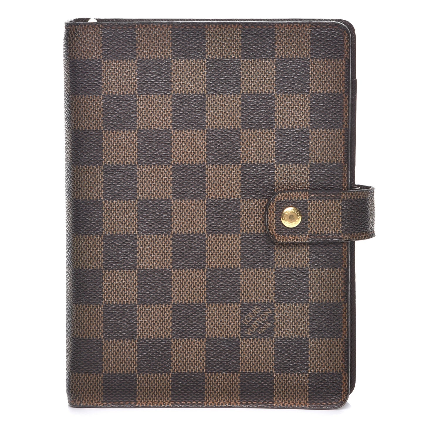 Damier Ebene Medium Ring Agenda Cover