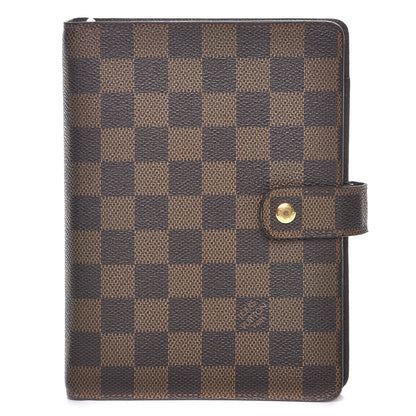 Louis Vuitton Damier Ebene Medium Ring Agenda Cover 1 of 8