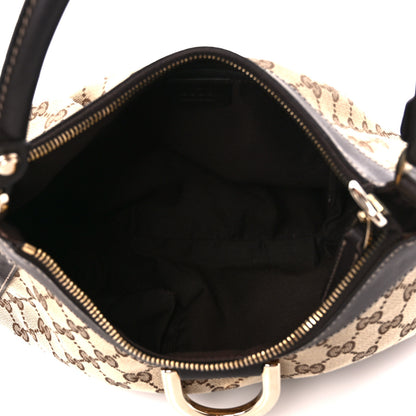 Gucci Monogram Medium D Gold Ring Hobo Dark Brown 5 of 11