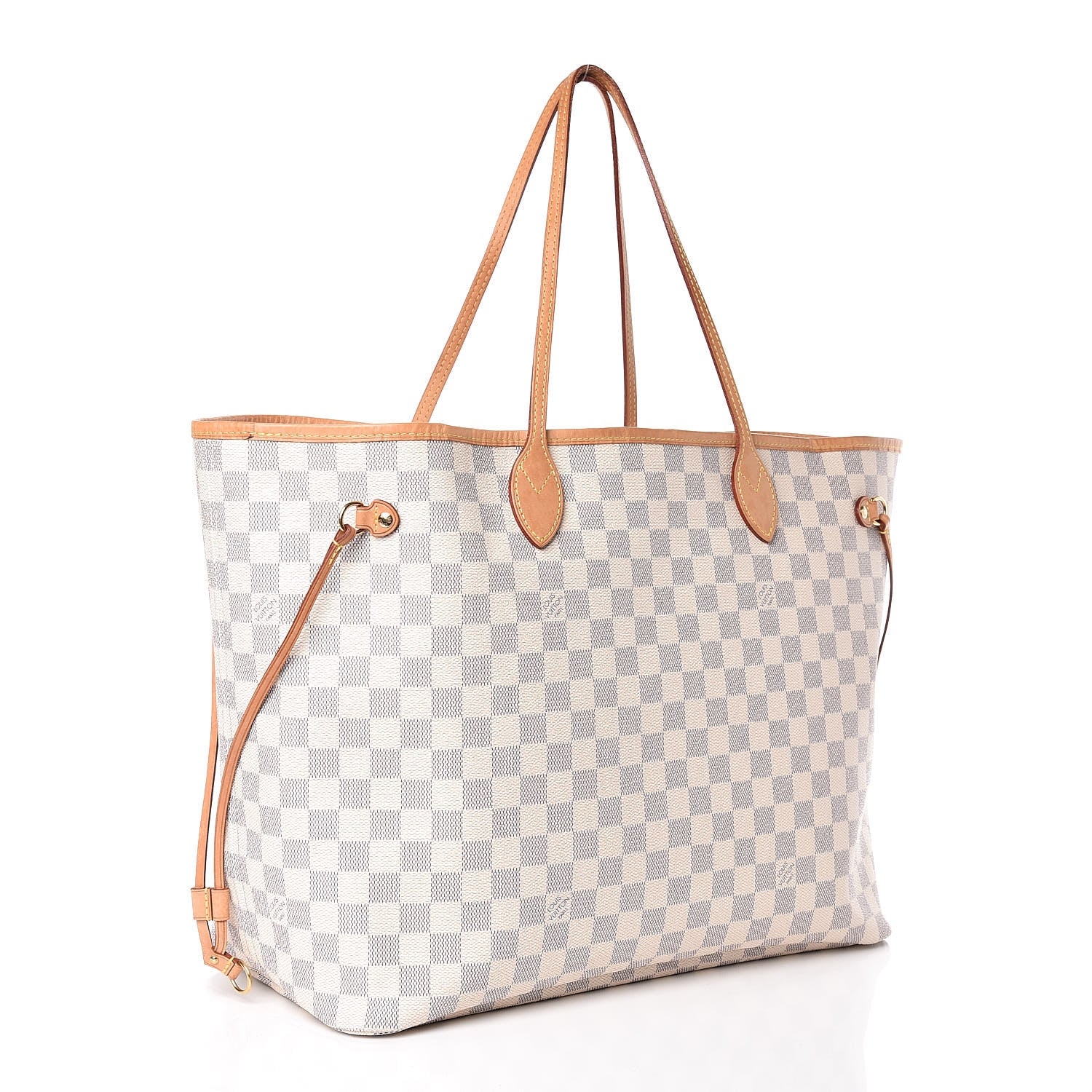 Louis Vuitton Damier Azur Neo Neverfull GM Rose Ballerine 4 of 14