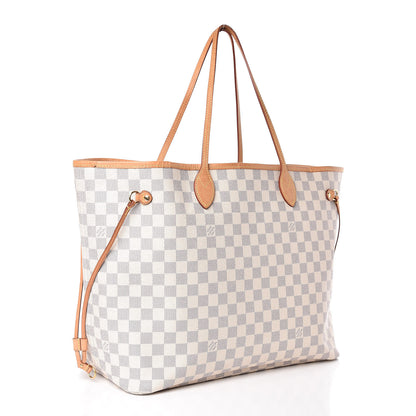 Louis Vuitton Damier Azur Neo Neverfull GM Rose Ballerine 4 of 14
