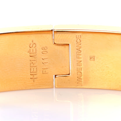 Hermes Enamel Narrow Clic Clac H Bracelet PM White 4 of 4