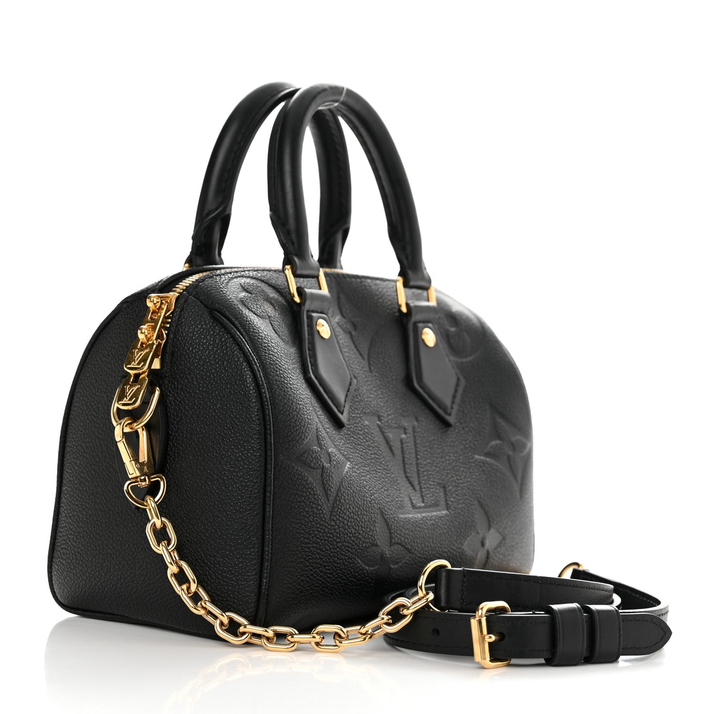 Empreinte Monogram Giant Speedy Bandouliere 20 Black